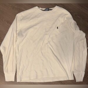 Polo Ralph Lauren Cream Long Sleeve Top